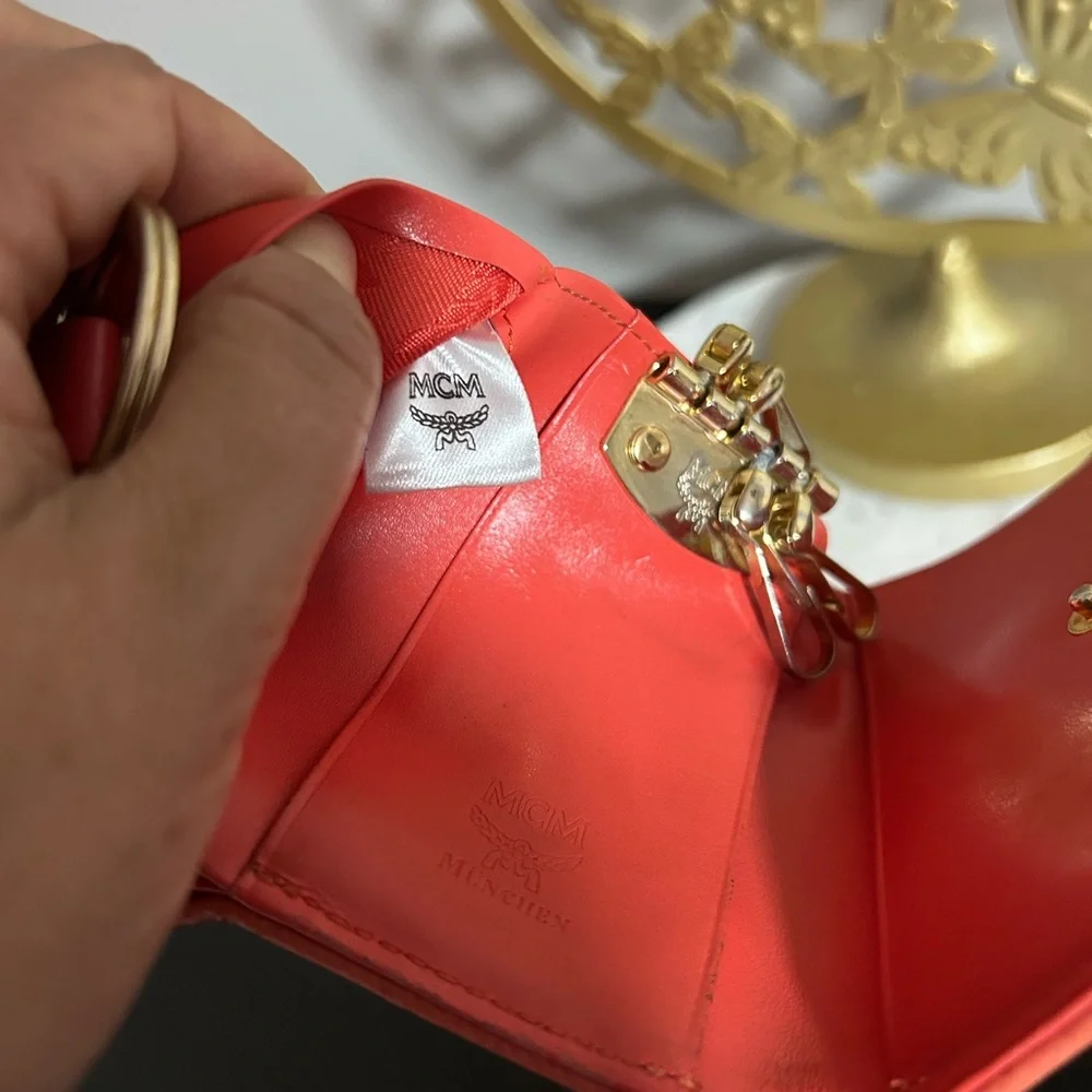 MCM Multicolor Wallet with Gold Accents - Picture 8 of 9